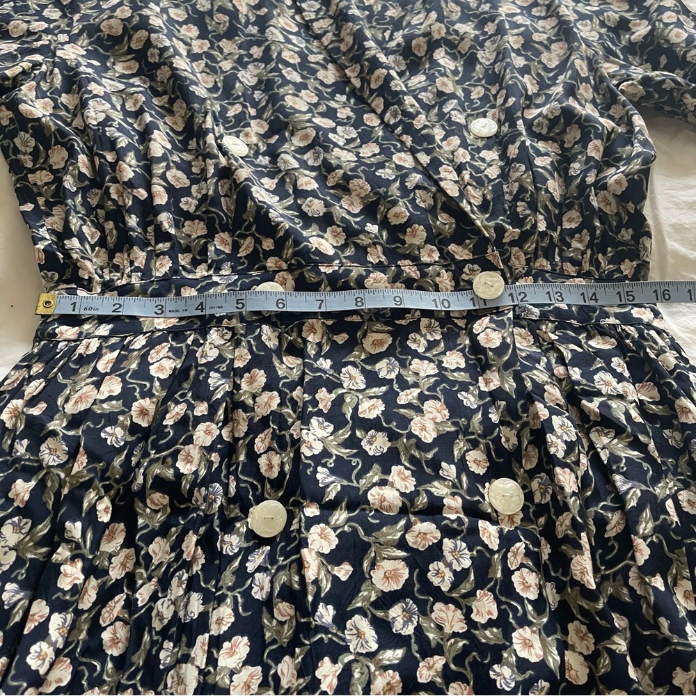 Chaus Floral Tie Waist Midi Dress - Picture 6 of 17